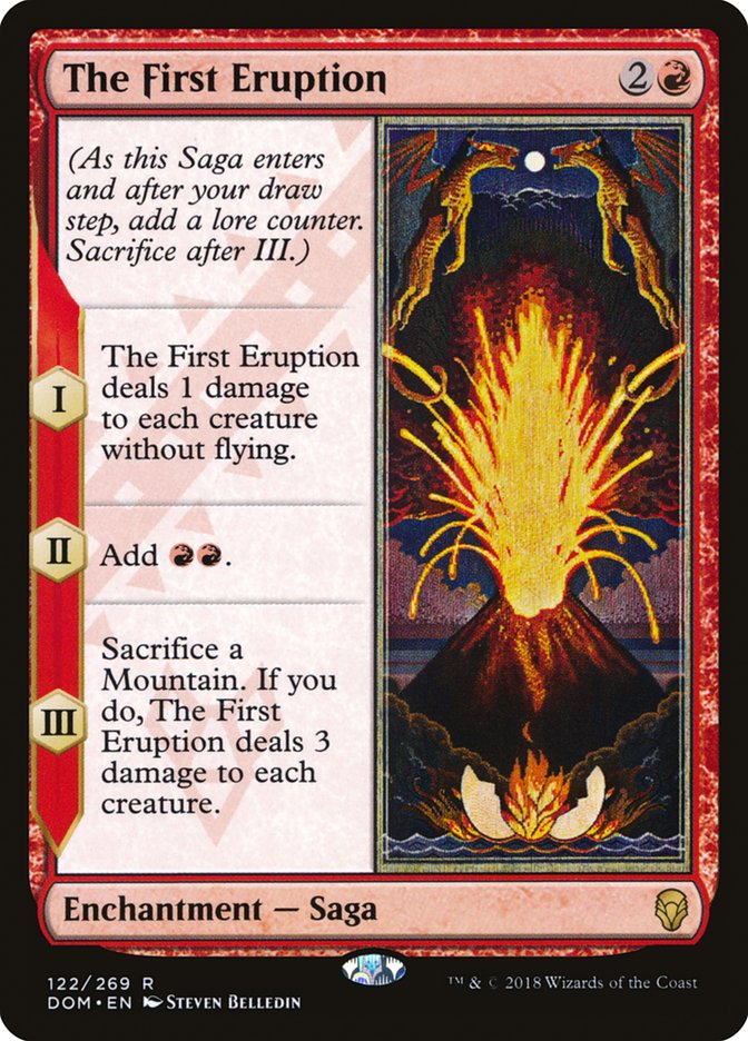 The First Eruption [Dominaria] | Gauntlet Hobbies - Angola