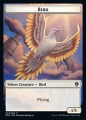 Bird (002) // Zombie Double-sided Token [Dominaria United Tokens] | Gauntlet Hobbies - Angola