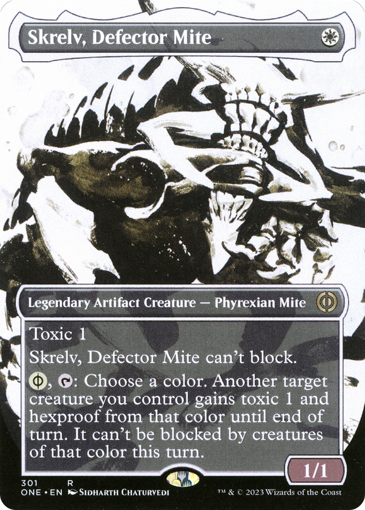 Skrelv, Defector Mite (Borderless Ichor) [Phyrexia: All Will Be One] | Gauntlet Hobbies - Angola