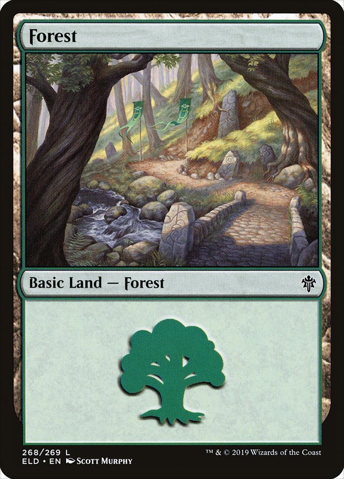 Forest (268) [Throne of Eldraine] | Gauntlet Hobbies - Angola