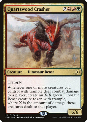 Quartzwood Crasher (Promo Pack) [Ikoria: Lair of Behemoths Promos]