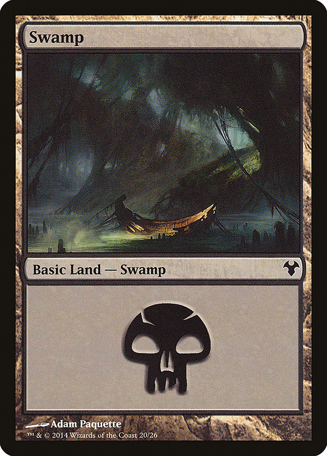 Swamp (20) [Modern Event Deck 2014] | Gauntlet Hobbies - Angola