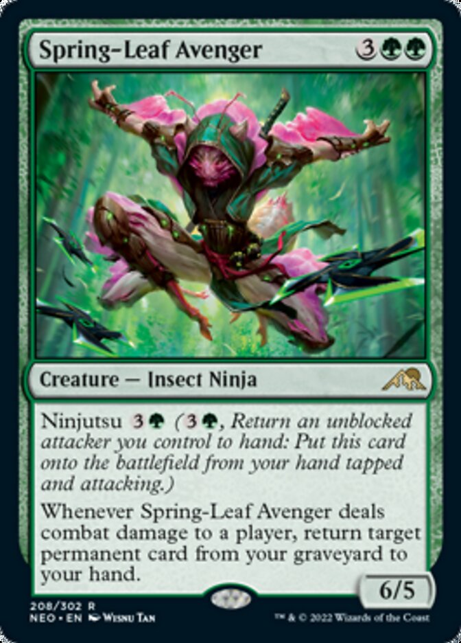 Spring-Leaf Avenger [Kamigawa: Neon Dynasty] | Gauntlet Hobbies - Angola