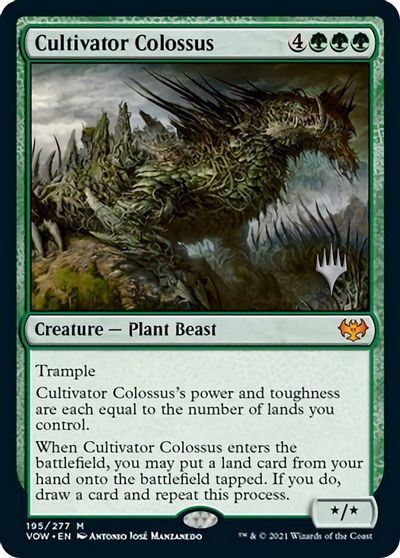 Cultivator Colossus (Promo Pack) [Innistrad: Crimson Vow Promos] | Gauntlet Hobbies - Angola