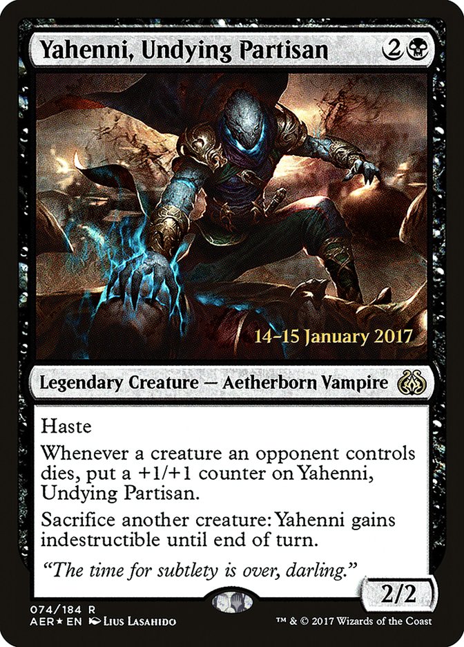 Yahenni, Undying Partisan [Aether Revolt Prerelease Promos] | Gauntlet Hobbies - Angola