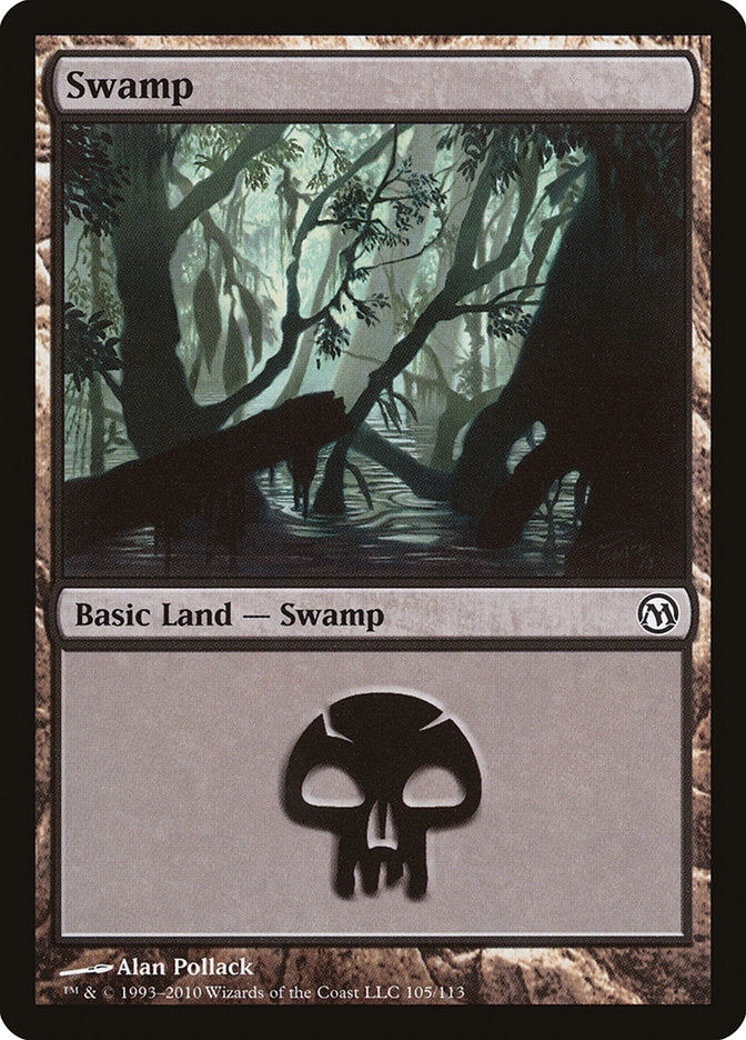 Swamp (105) [Duels of the Planeswalkers] | Gauntlet Hobbies - Angola