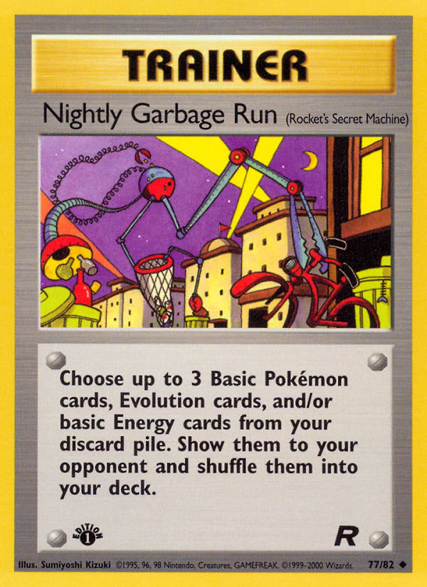 Nightly Garbage Run (77/82) [Team Rocket 1st Edition] | Gauntlet Hobbies - Angola