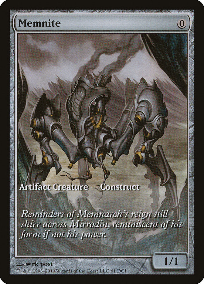 Memnite (Game Day) (Extended) [Scars of Mirrodin Promos] | Gauntlet Hobbies - Angola