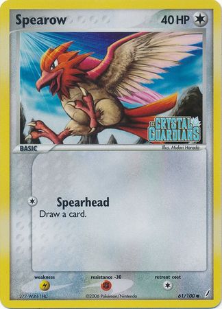 Spearow (61/100) (Stamped) [EX: Crystal Guardians] | Gauntlet Hobbies - Angola