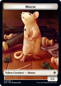 Mouse // Food (17) Double-sided Token [Throne of Eldraine Tokens] | Gauntlet Hobbies - Angola