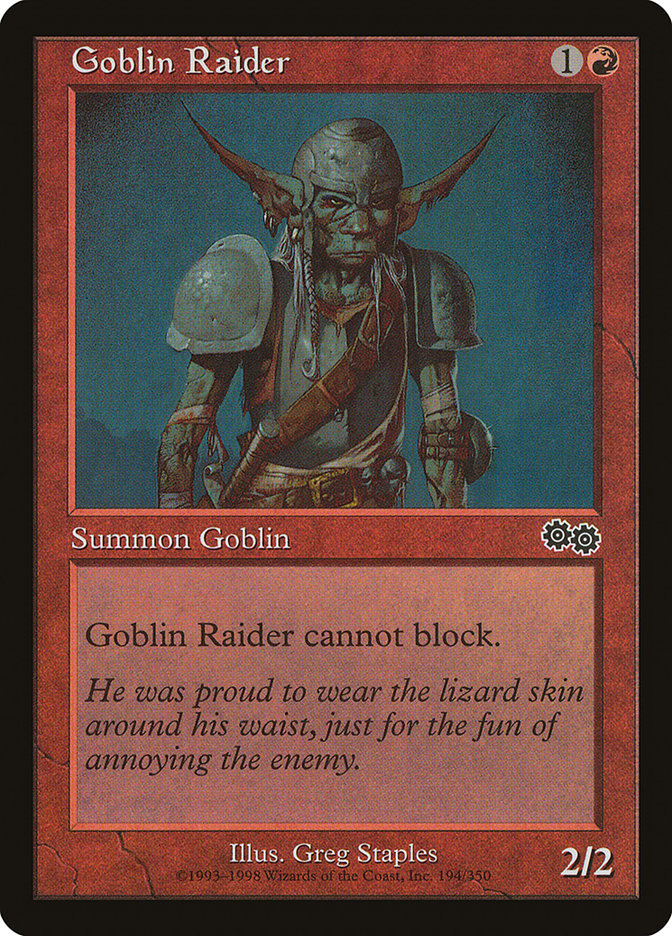 Goblin Raider [Urza's Saga] | Gauntlet Hobbies - Angola