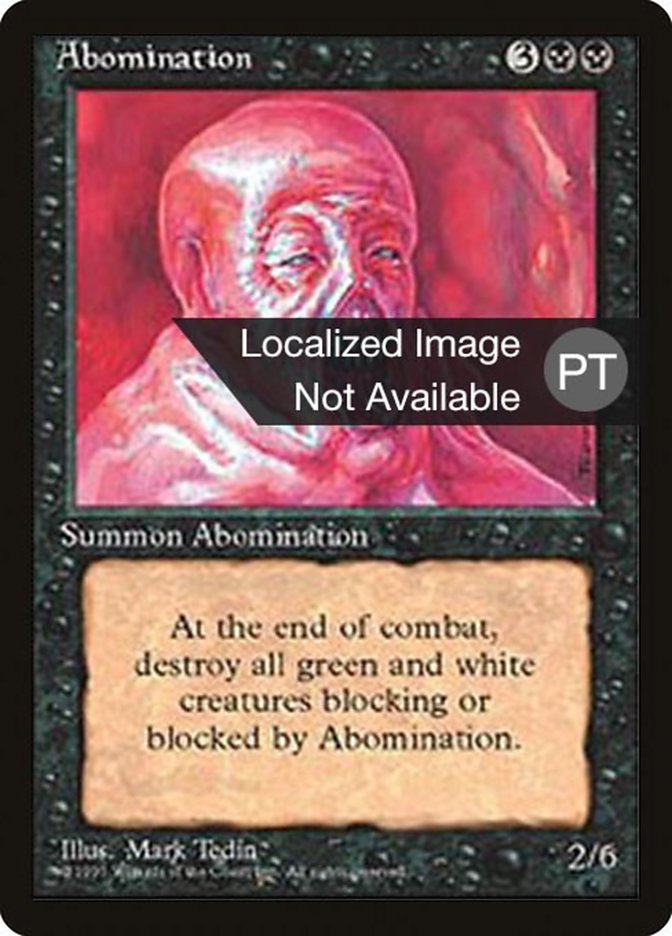 Abomination [Fourth Edition (Foreign Black Border)] | Gauntlet Hobbies - Angola