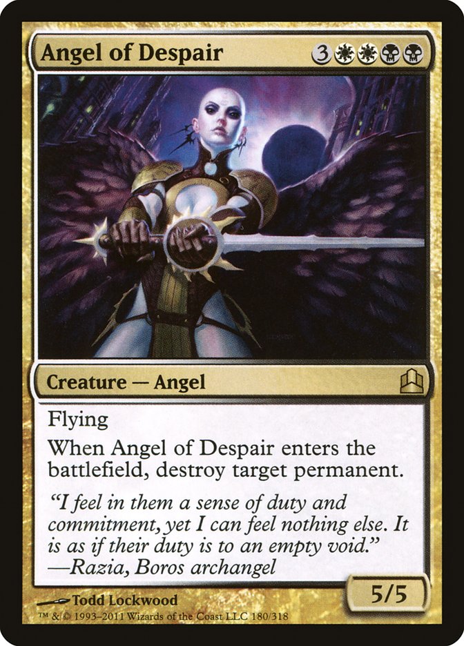 Angel of Despair [Commander 2011] | Gauntlet Hobbies - Angola