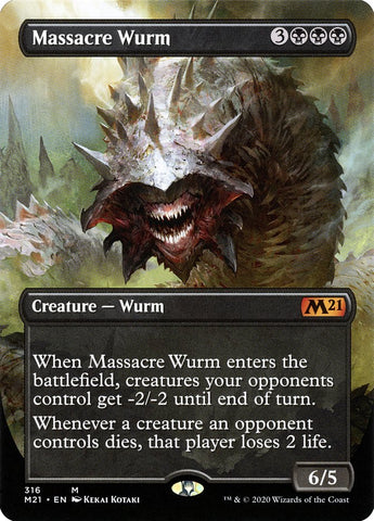 Massacre Wurm (Extended) [Core Set 2021]