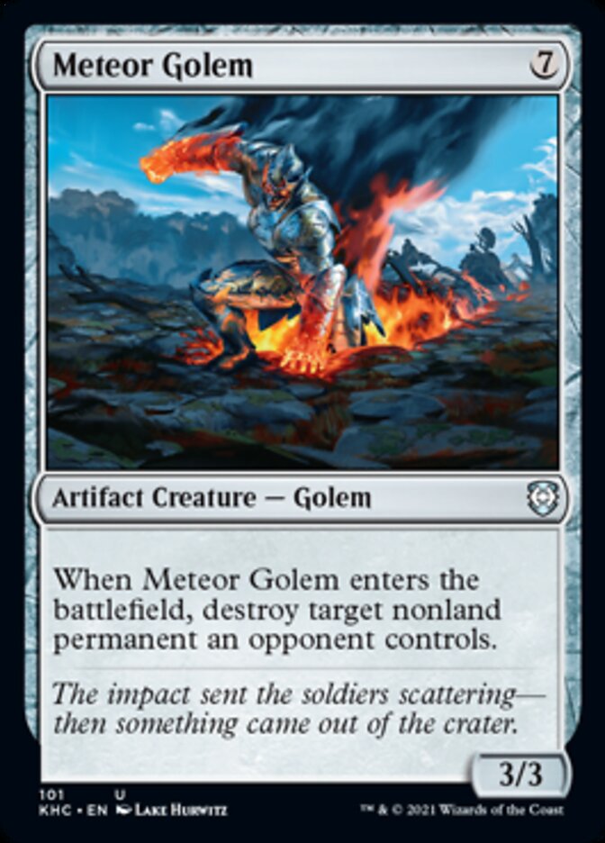 Meteor Golem [Kaldheim Commander] | Gauntlet Hobbies - Angola