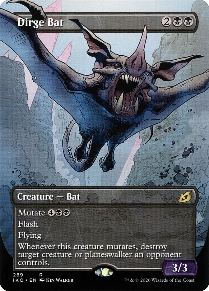 Dirge Bat (Showcase) [Ikoria: Lair of Behemoths] | Gauntlet Hobbies - Angola