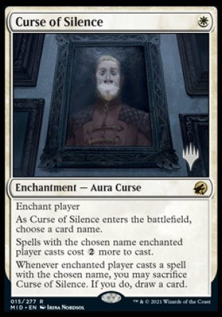 Curse of Silence (Promo Pack) [Innistrad: Midnight Hunt Promos] | Gauntlet Hobbies - Angola
