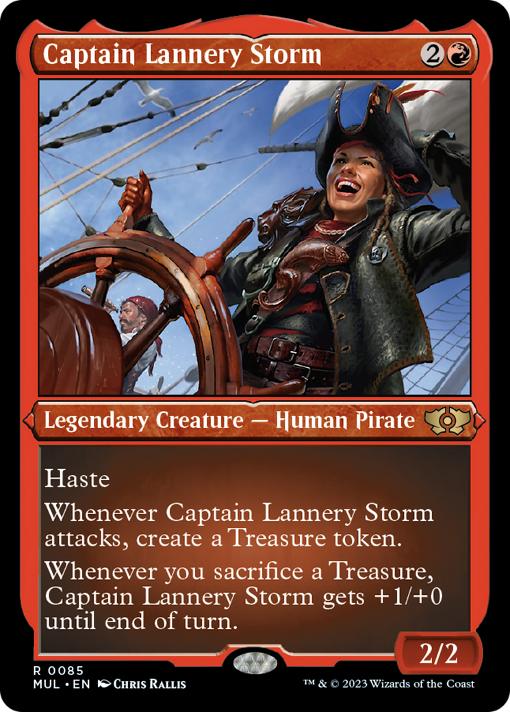 Captain Lannery Storm (Foil Etched) [Multiverse Legends] | Gauntlet Hobbies - Angola