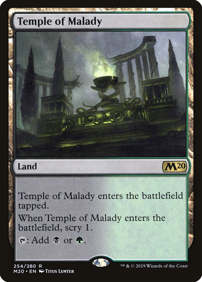 Temple of Malady [Core Set 2020] | Gauntlet Hobbies - Angola