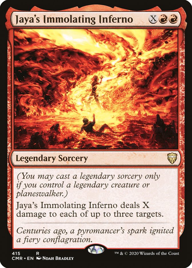 Jaya's Immolating Inferno [Commander Legends] | Gauntlet Hobbies - Angola