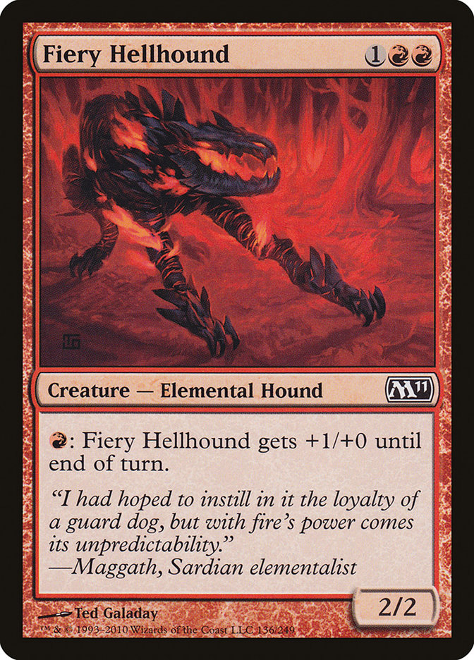 Fiery Hellhound [Magic 2011] | Gauntlet Hobbies - Angola