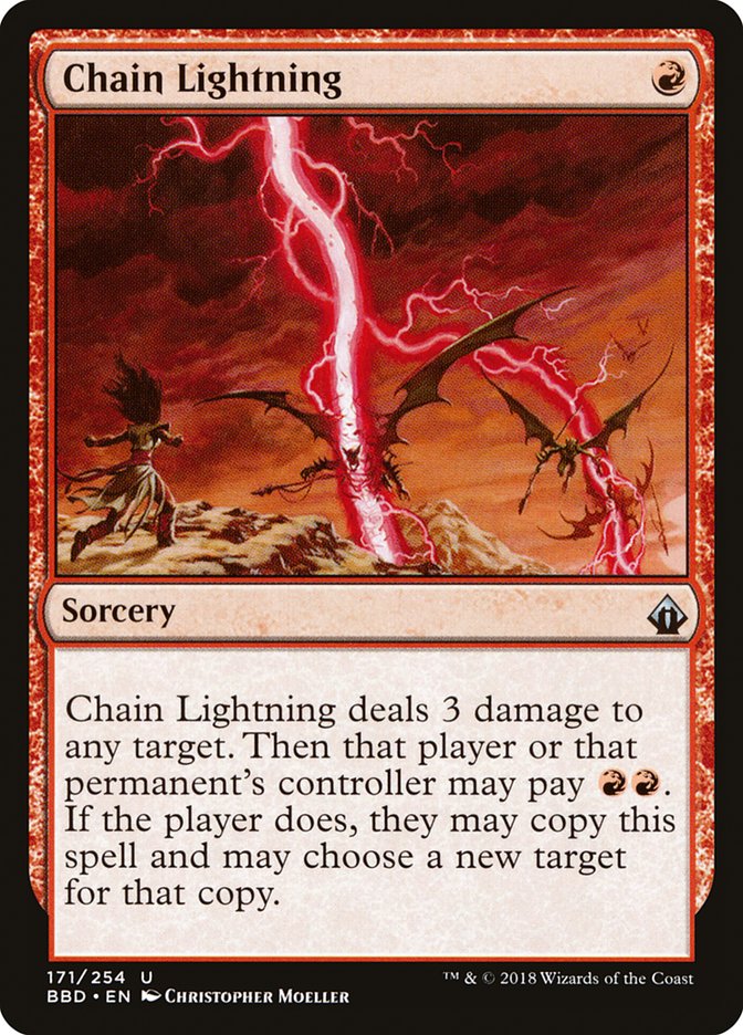 Chain Lightning [Battlebond] | Gauntlet Hobbies - Angola
