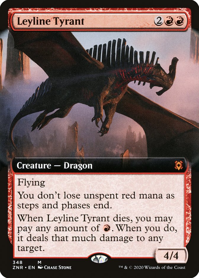 Leyline Tyrant (Extended) [Zendikar Rising]