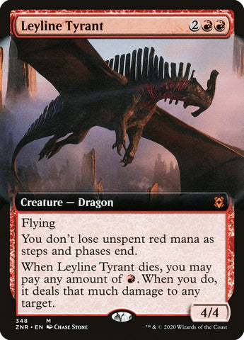 Leyline Tyrant (Extended) [Zendikar Rising]