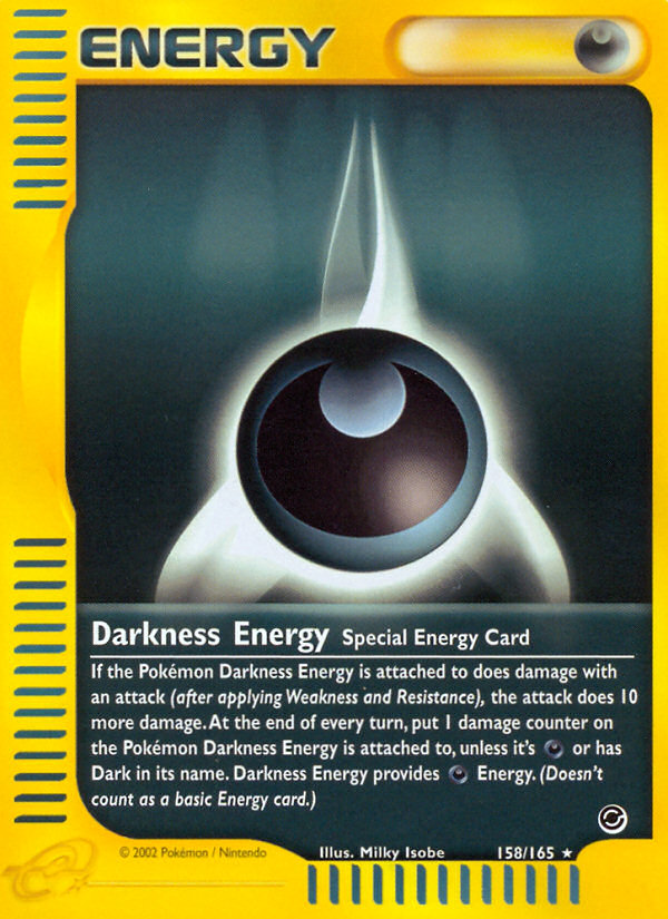 Darkness Energy (158/165) [Expedition: Base Set] | Gauntlet Hobbies - Angola