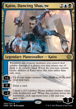 Kaito, Dancing Shadow (Promo Pack) [Phyrexia: All Will Be One Promos] | Gauntlet Hobbies - Angola