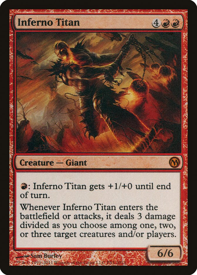 Inferno Titan (Duels of the Planeswalkers Promos) [Duels of the Planeswalkers Promos 2011] | Gauntlet Hobbies - Angola