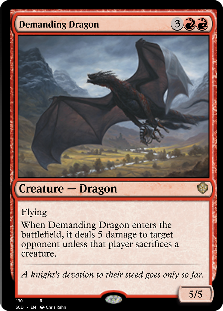 Demanding Dragon [Starter Commander Decks] | Gauntlet Hobbies - Angola