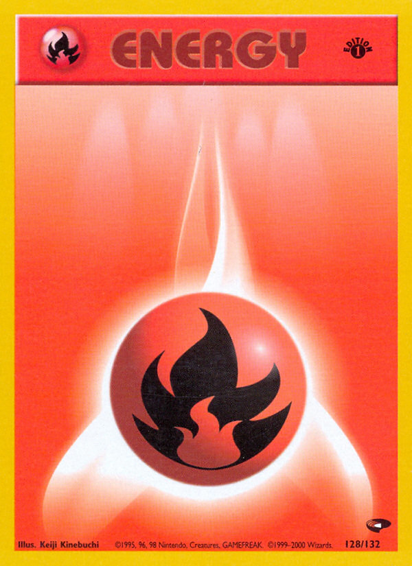 Fire Energy (128/132) [Gym Challenge 1st Edition] | Gauntlet Hobbies - Angola