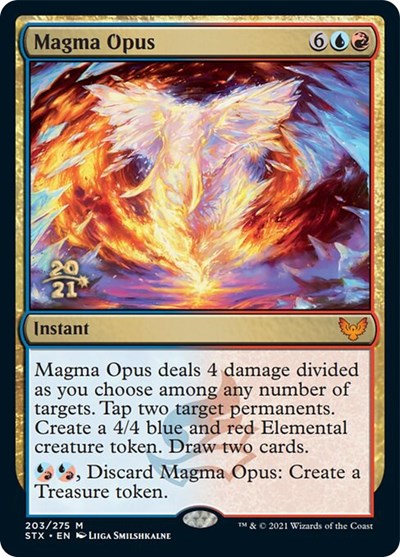 Magma Opus [Strixhaven: School of Mages Prerelease Promos]