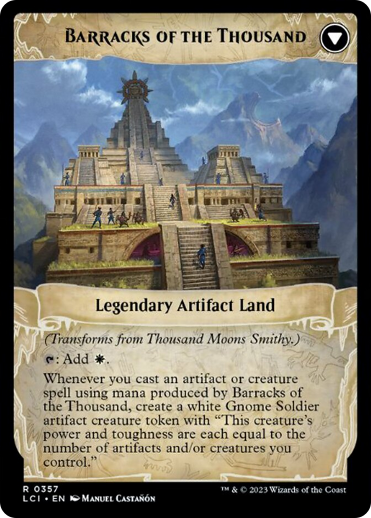 Thousand Moons Smithy // Barracks of the Thounsand [The Lost Caverns of Ixalan] | Gauntlet Hobbies - Angola
