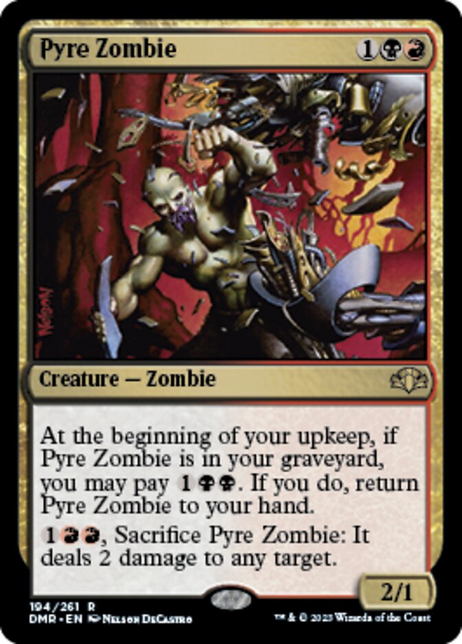 Pyre Zombie [Dominaria Remastered] | Gauntlet Hobbies - Angola