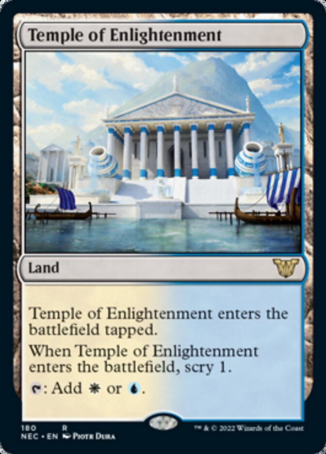 Temple of Enlightenment [Kamigawa: Neon Dynasty Commander] | Gauntlet Hobbies - Angola