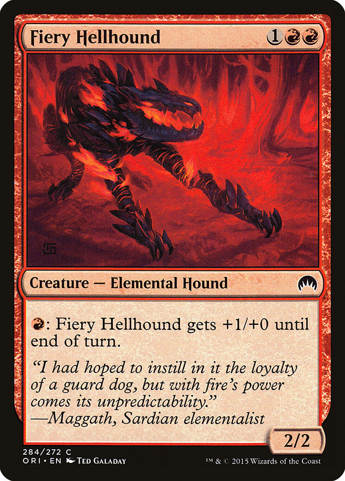Fiery Hellhound [Magic Origins] | Gauntlet Hobbies - Angola
