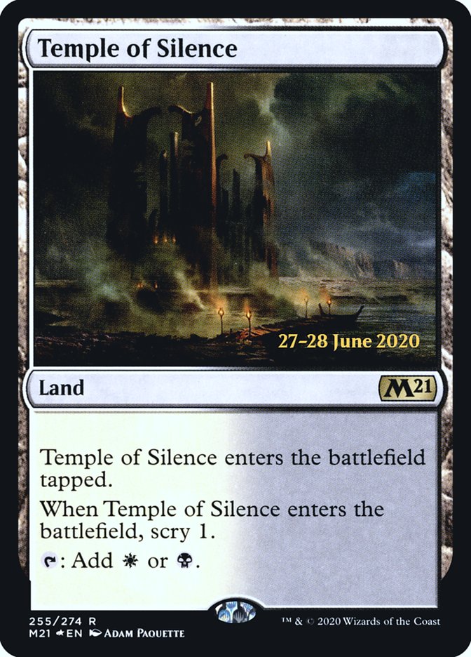 Temple of Silence [Core Set 2021 Prerelease Promos] | Gauntlet Hobbies - Angola