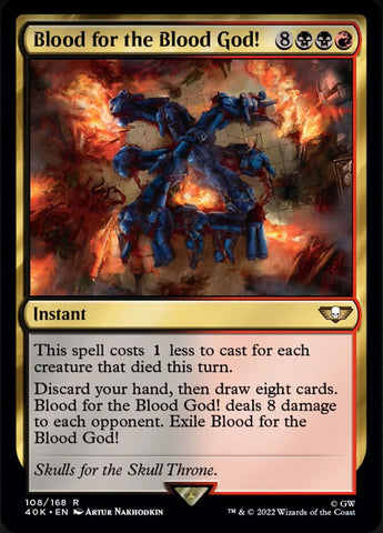 Blood for the Blood God! (Surge Foil) [Universes Beyond: Warhammer 40,000]