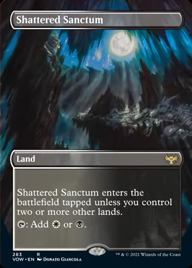 Shattered Sanctum (Borderless) [Innistrad: Crimson Vow] | Gauntlet Hobbies - Angola