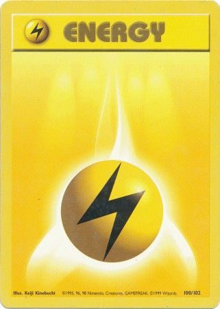 Lightning Energy (100/102) [Base Set Unlimited] | Gauntlet Hobbies - Angola