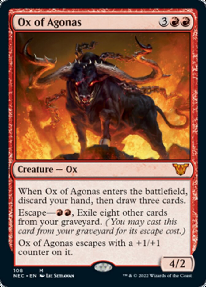 Ox of Agonas [Kamigawa: Neon Dynasty Commander] | Gauntlet Hobbies - Angola