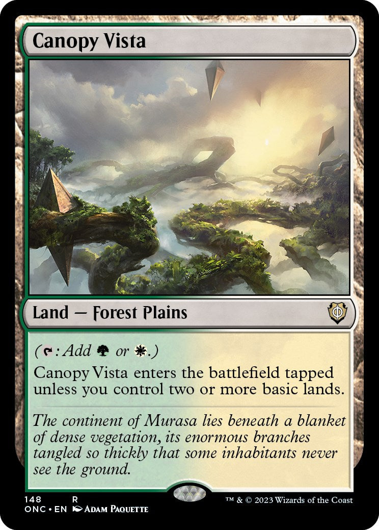 Canopy Vista [Phyrexia: All Will Be One Commander] | Gauntlet Hobbies - Angola
