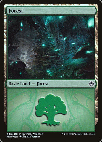 Forest (A06) [Ravnica Allegiance Ravnica Weekend]