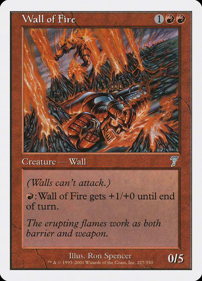 Wall of Fire [Seventh Edition] | Gauntlet Hobbies - Angola