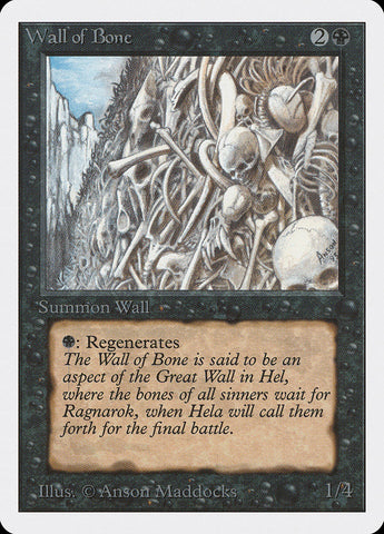 Wall of Bone [Unlimited Edition]