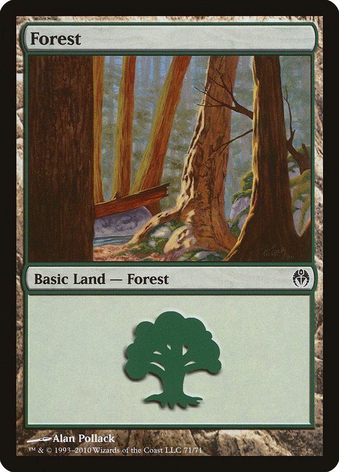 Forest (71) [Duel Decks: Phyrexia vs. the Coalition] | Gauntlet Hobbies - Angola