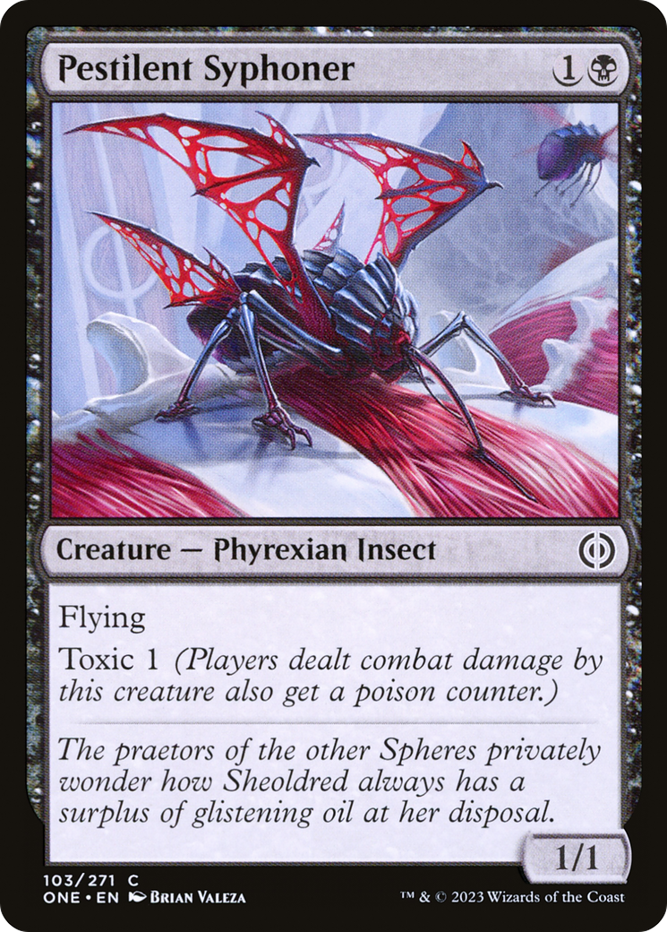 Pestilent Syphoner [Phyrexia: All Will Be One] | Gauntlet Hobbies - Angola