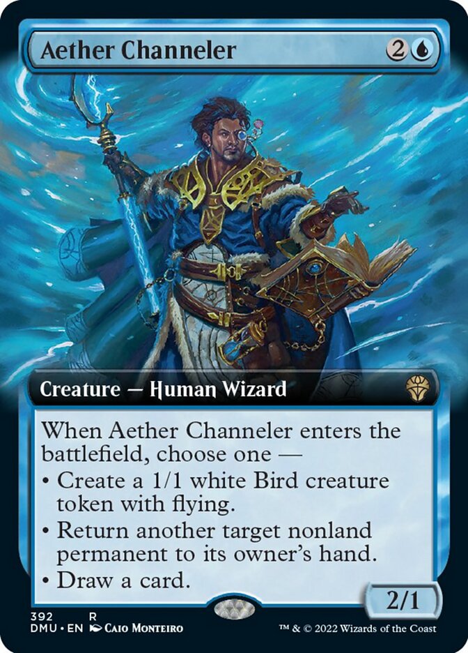 Aether Channeler (Extended Art) [Dominaria United] | Gauntlet Hobbies - Angola